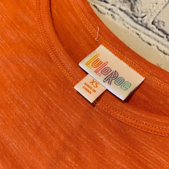 Orange Lularoe Carley - Picture 3 of 4